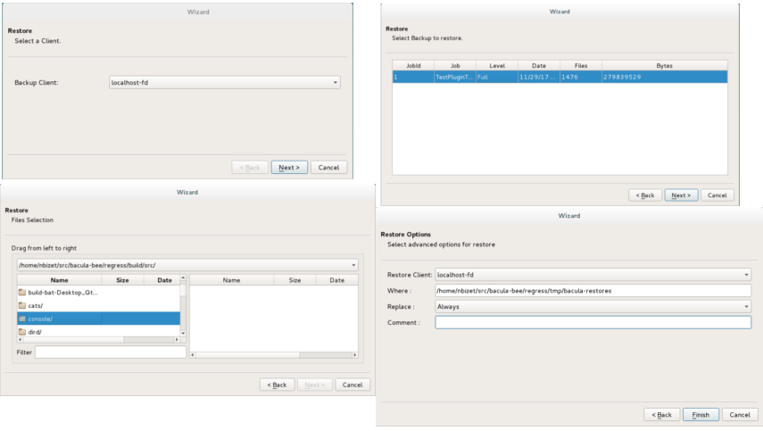 Image tray-monitor-restore