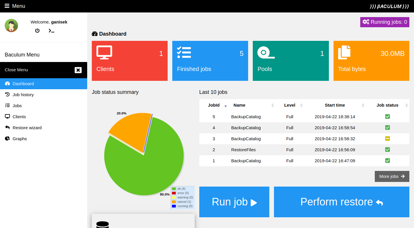 Image baculum_normal_user_dashboard