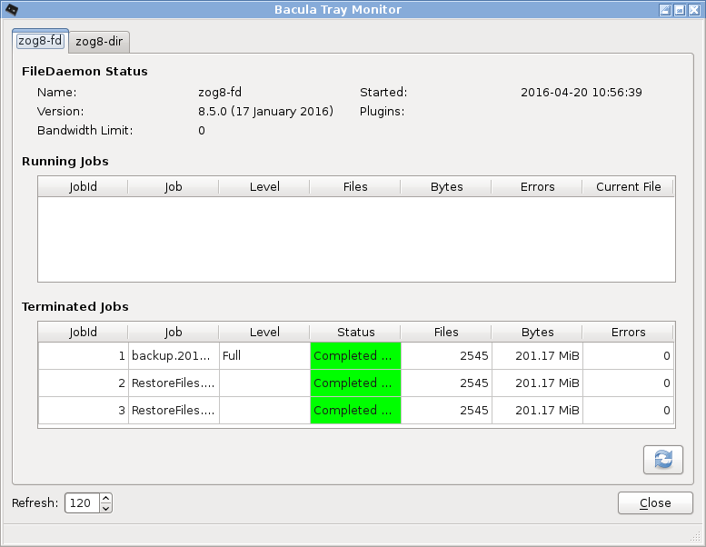 Image tray-monitor-status